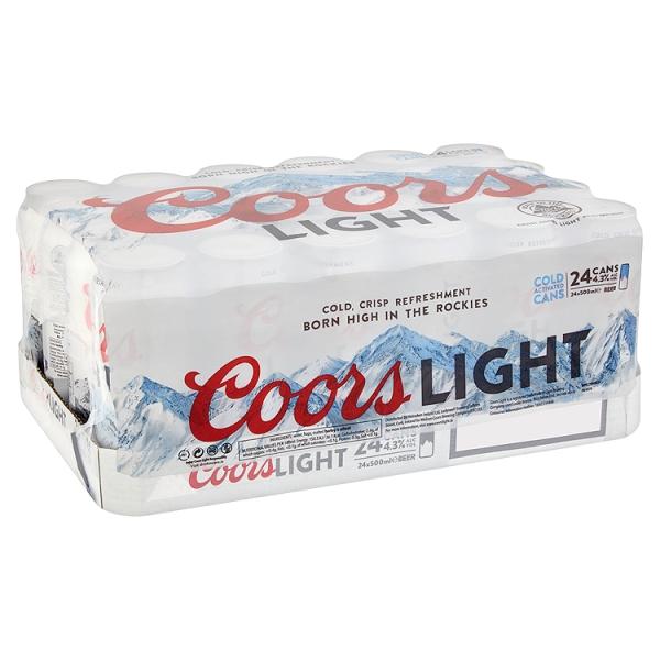 bvi>Coors Lite Beer, 24 pack 12 oz cans