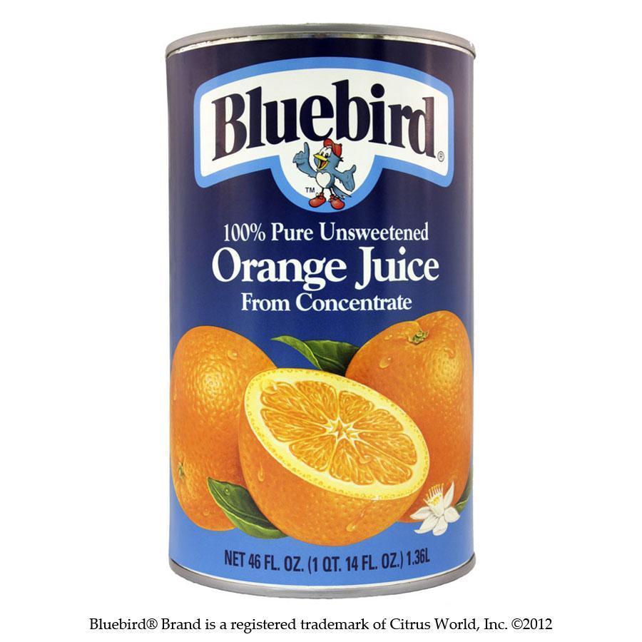 bvi>Bluebird Orange Juice - 46 oz