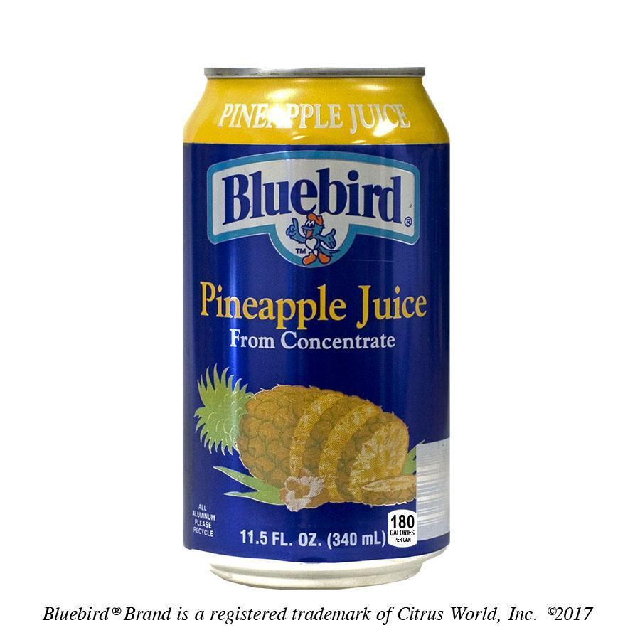 bvi>Bluebird Pineapple Juice -  11.5 oz can, single