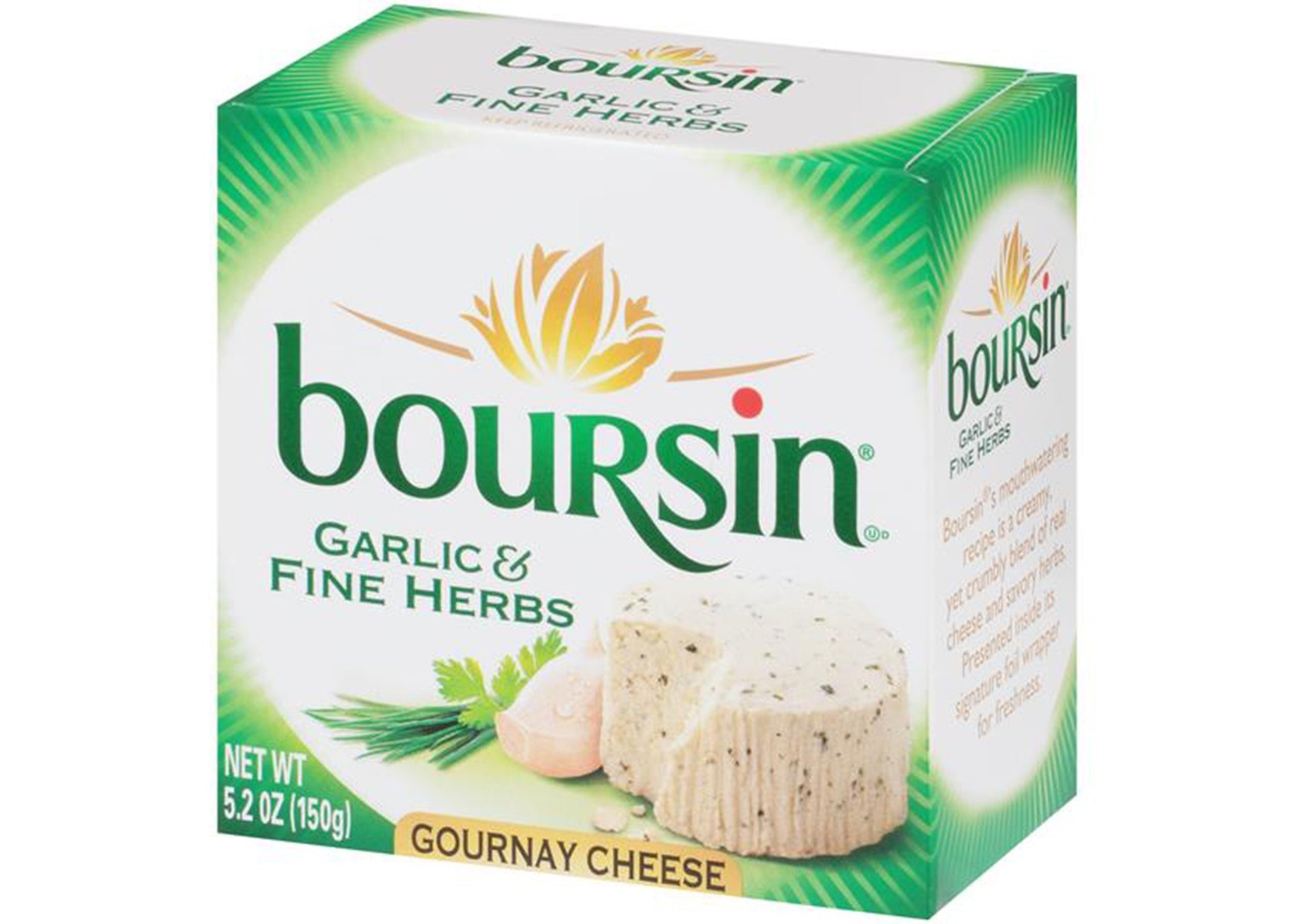 bvi>Boursin Cheese Garlic & Herbs, - 5 oz
