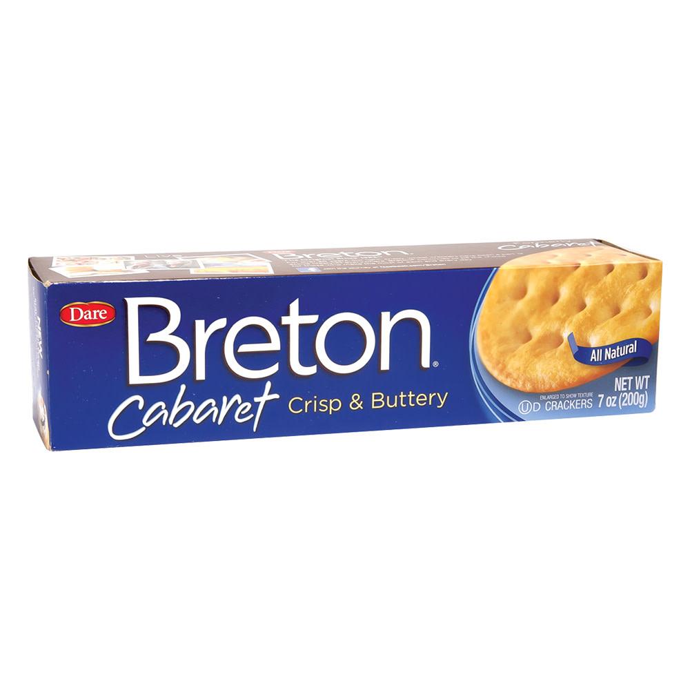 bvi>Dare Breton Cabaret Crisp & Buttery Crackers - 6.1 oz ( 173 g )