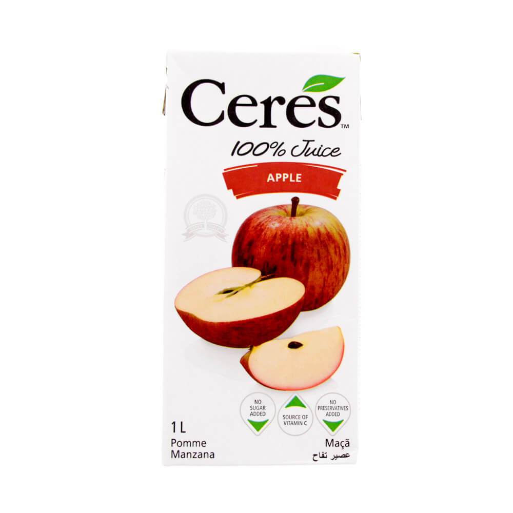bvi>Ceres 100% Apple Juice -  1 Ltr