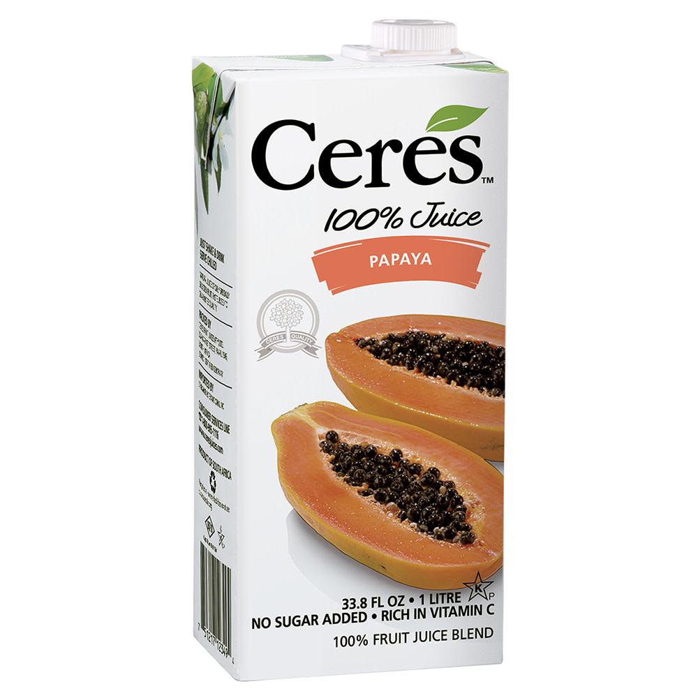 bvi>Ceres 100% Papaya Juice 1 Ltr