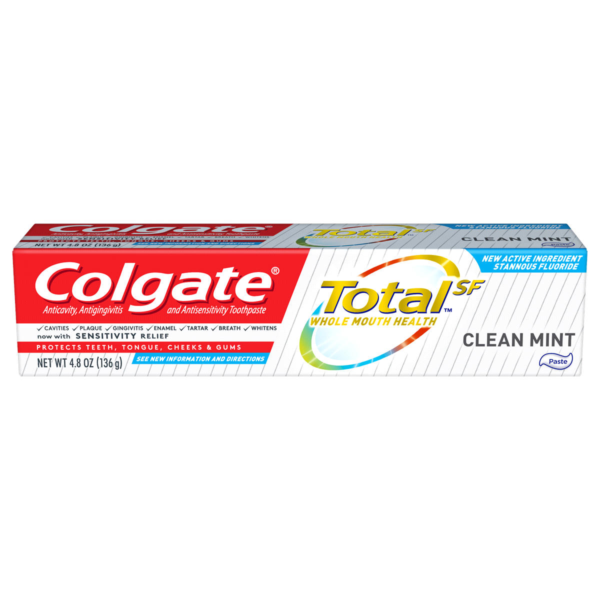bvi>Colgate Total Clean Mint Toothpaste 4.8 oz (136 g)