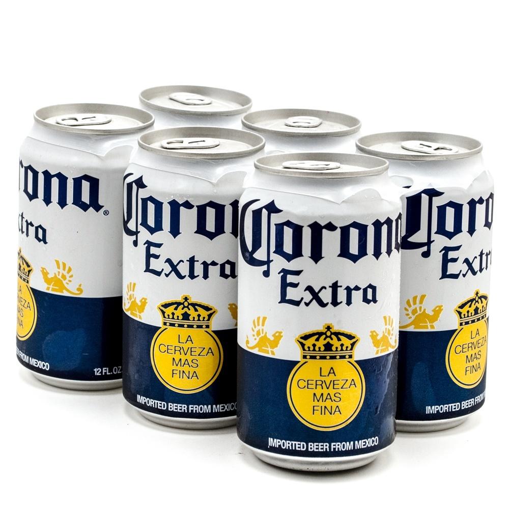 bvi>Corona Extra Beer - 12 oz (355 ml) cans, 6 Pack