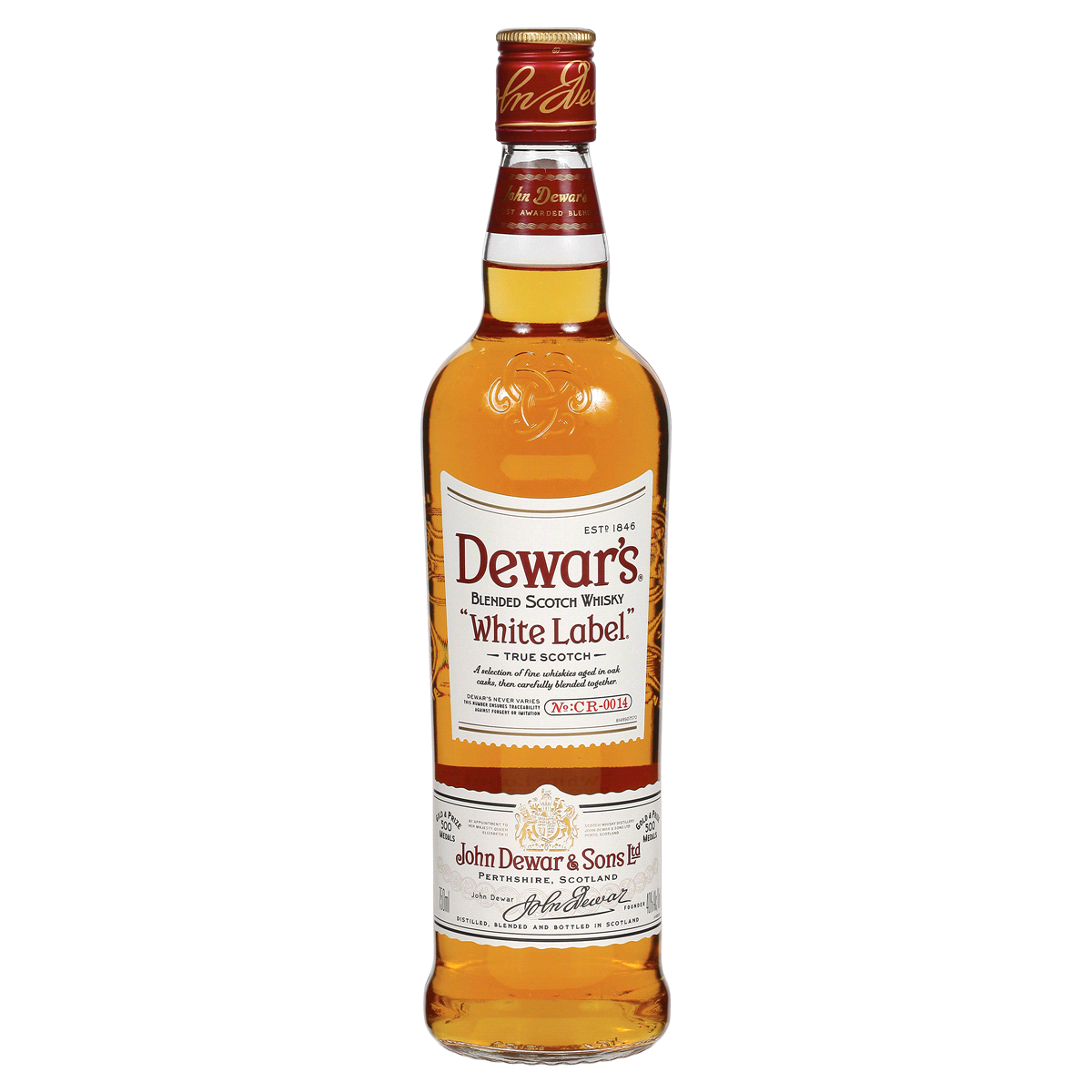bvi>Whisky, Dewar's White Label Blended Scotch Whisky
