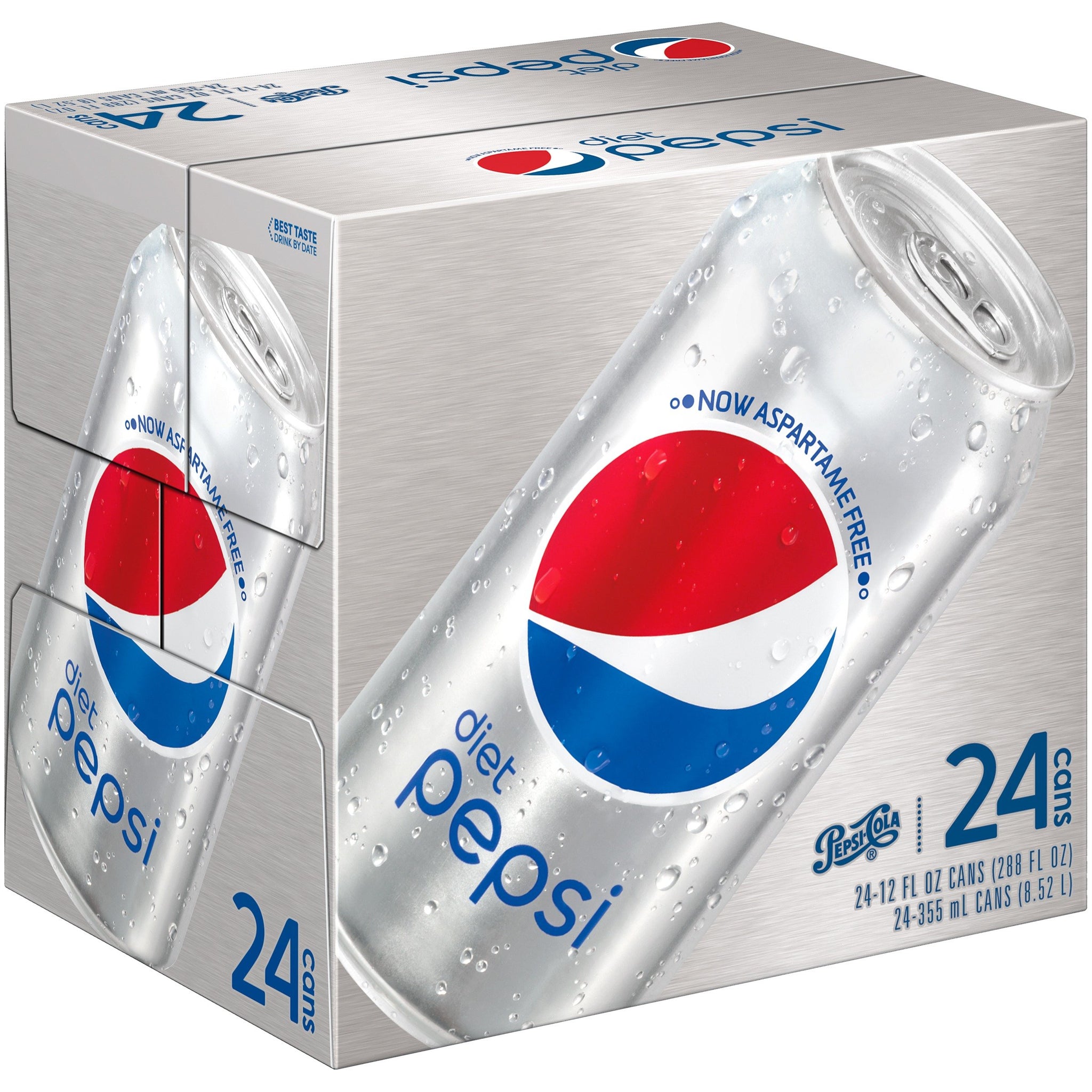 bvi>Diet Pepsi, 12 oz (355 ml) 24 pk cans