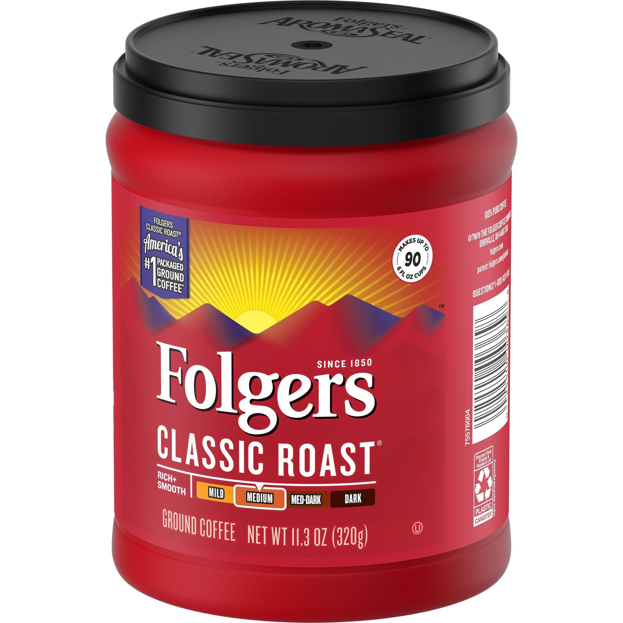 bvi>Folgers Classic Roast Ground Coffee - 11.3 oz