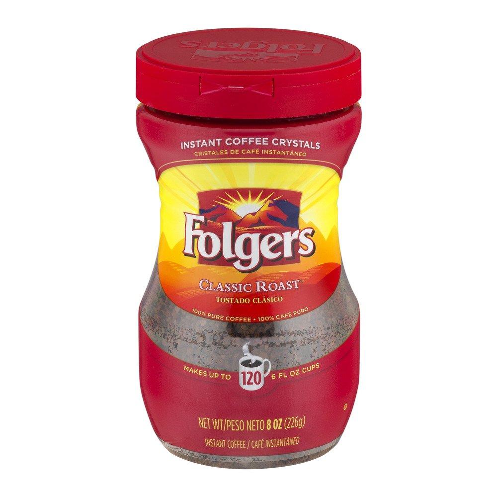 bvi>Folgers Classic Roast Instant Coffee  - 8 oz