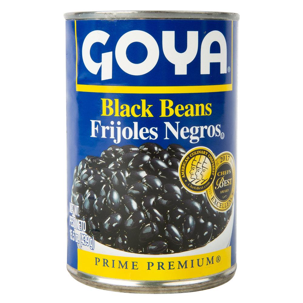 bvi>Goya Black Beans - 15.5 oz ( 439 g )