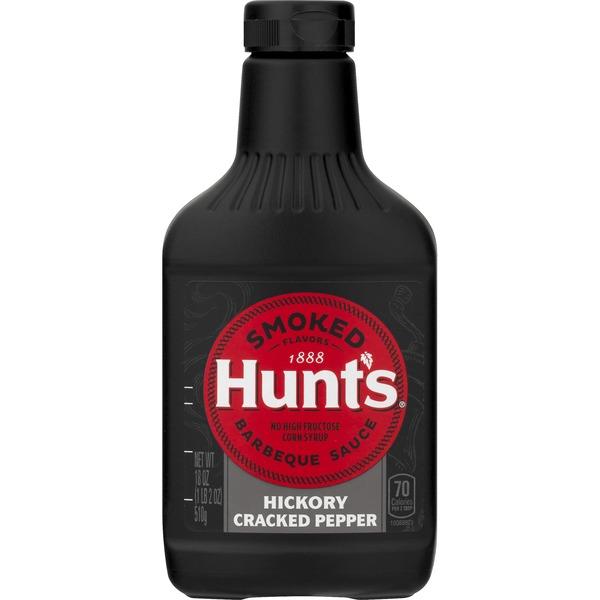 bvi>Hunts Barbeque Sauce, Hickory Cracked Pepper