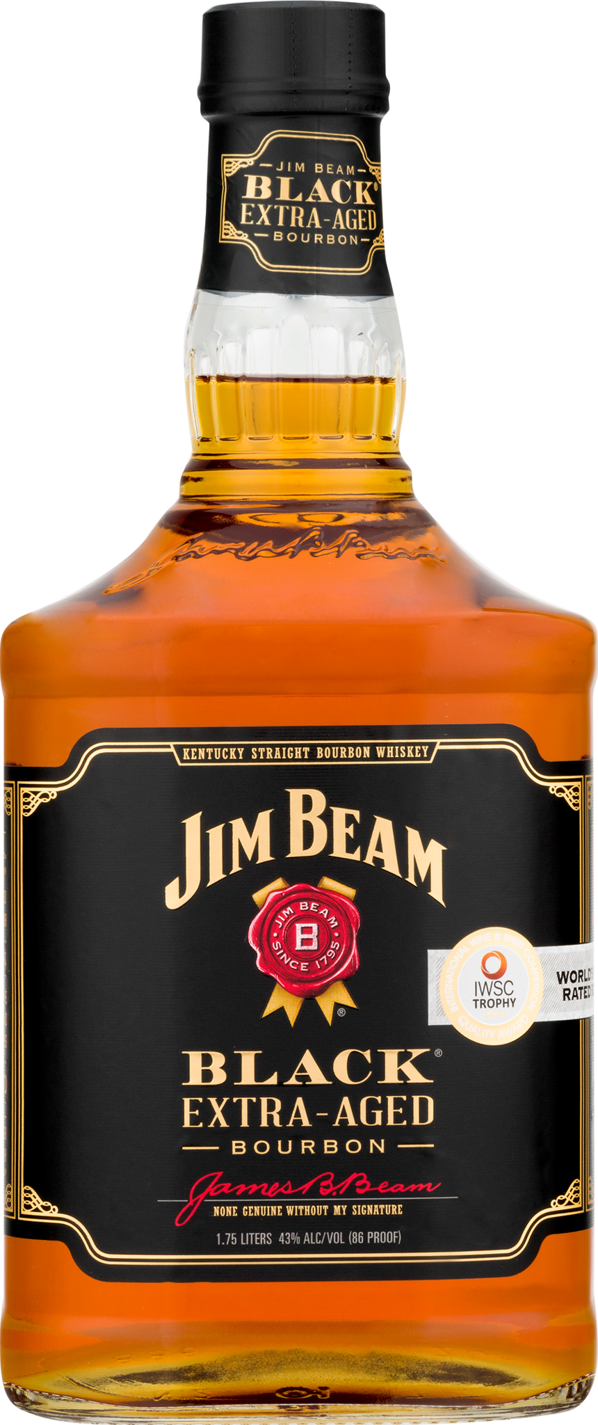 bvi>Jim Beam Black Bourbon Whiskey - 750 ml ( Kentucky )