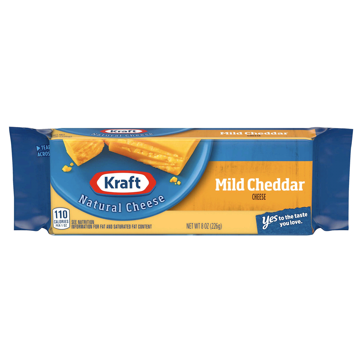 bvi>Kraft Cheddar Cheese, Mild, 8 oz ( block )