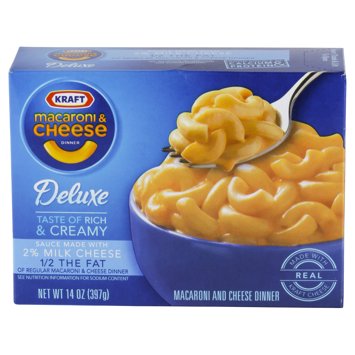 bvi>Kraft Macaroni & Cheese Deluxe - 14 oz