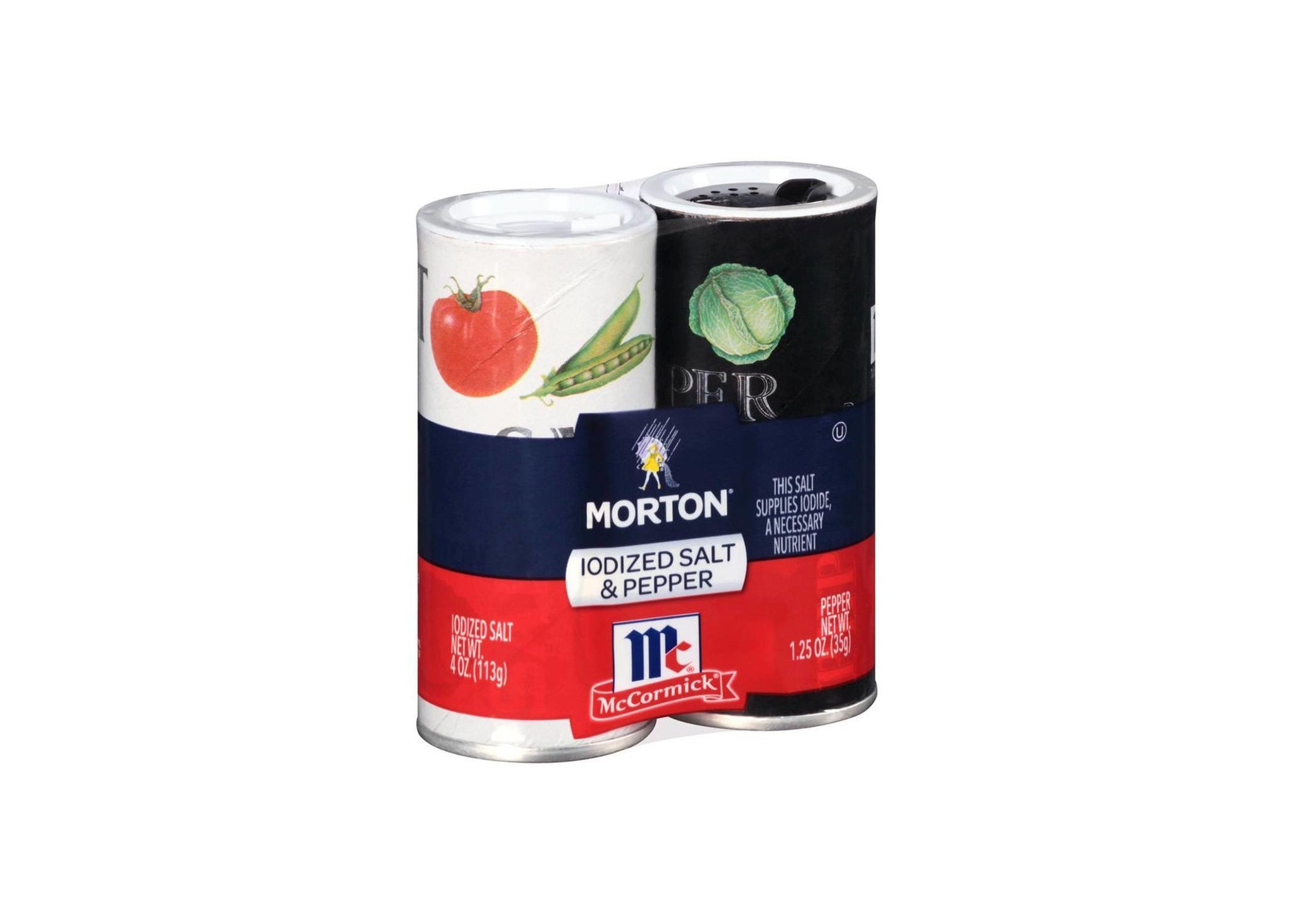 bvi>Morton Iodized Salt & Pepper - 5.5 oz ( 148 g )