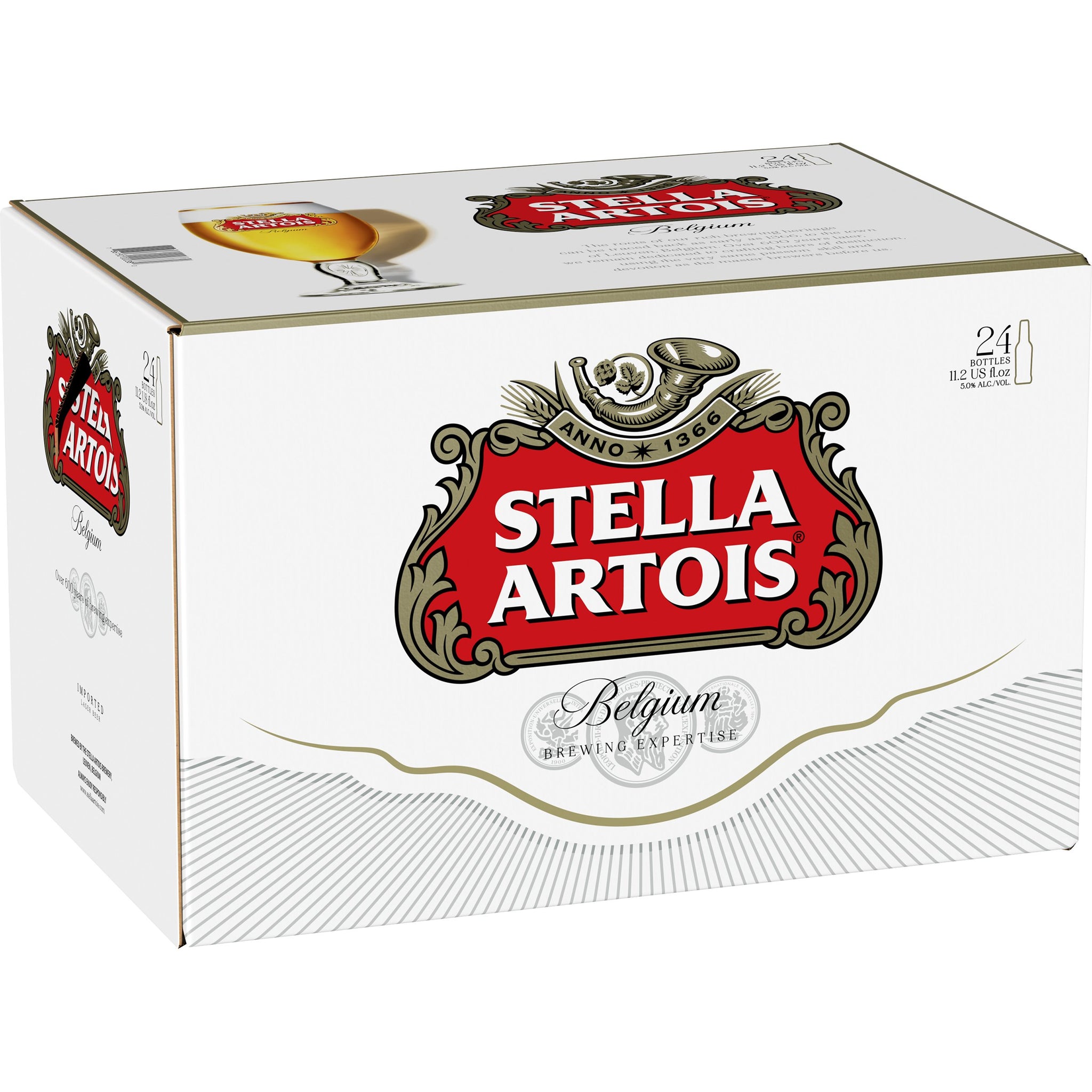 bvi>Stella Artois Beer, 24 pack 11.5 oz (330 ml) cans