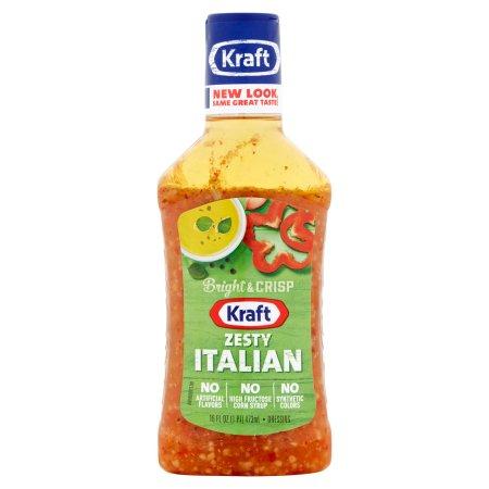 bvi>Kraft, Zesty Italian Dressing  - 16 oz ( 473 ml )