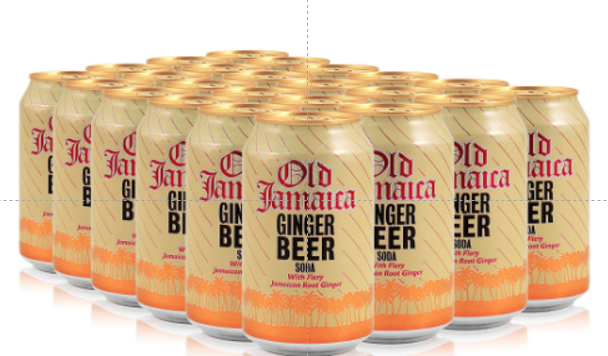 bvi>Old Jamaica Ginger Beer - 12 oz cans, 24 pack