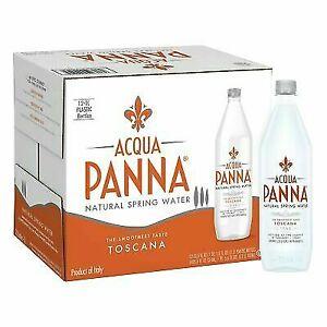 bvi>Aqua Pana Natural Spring Water, 1 litre 12 pack, plastic bottles