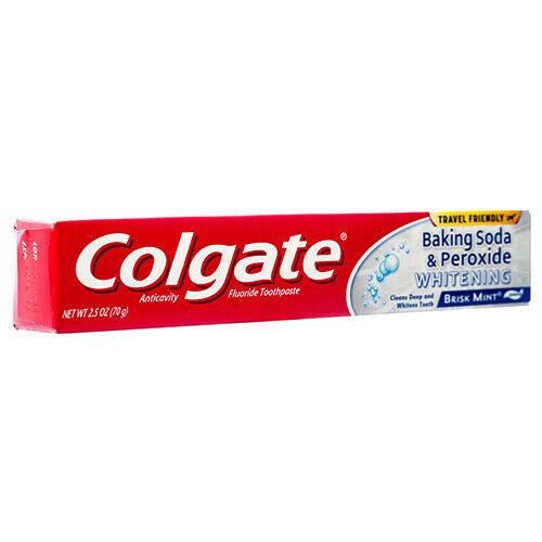 bvi>Colgate Toothpaste, Baking Soda & Peroxide Whitening  ( 2.5 oz (70 g) )