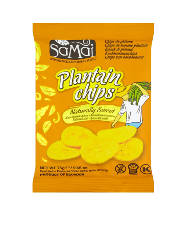 bvi>Samai, Plantain Chips Naturally Sweet 2.65 oz (75 g)