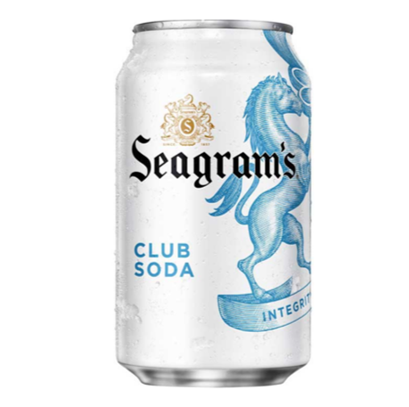 bvi>Seagram's Club Soda, 12 oz (355 ml) 24 pk cans